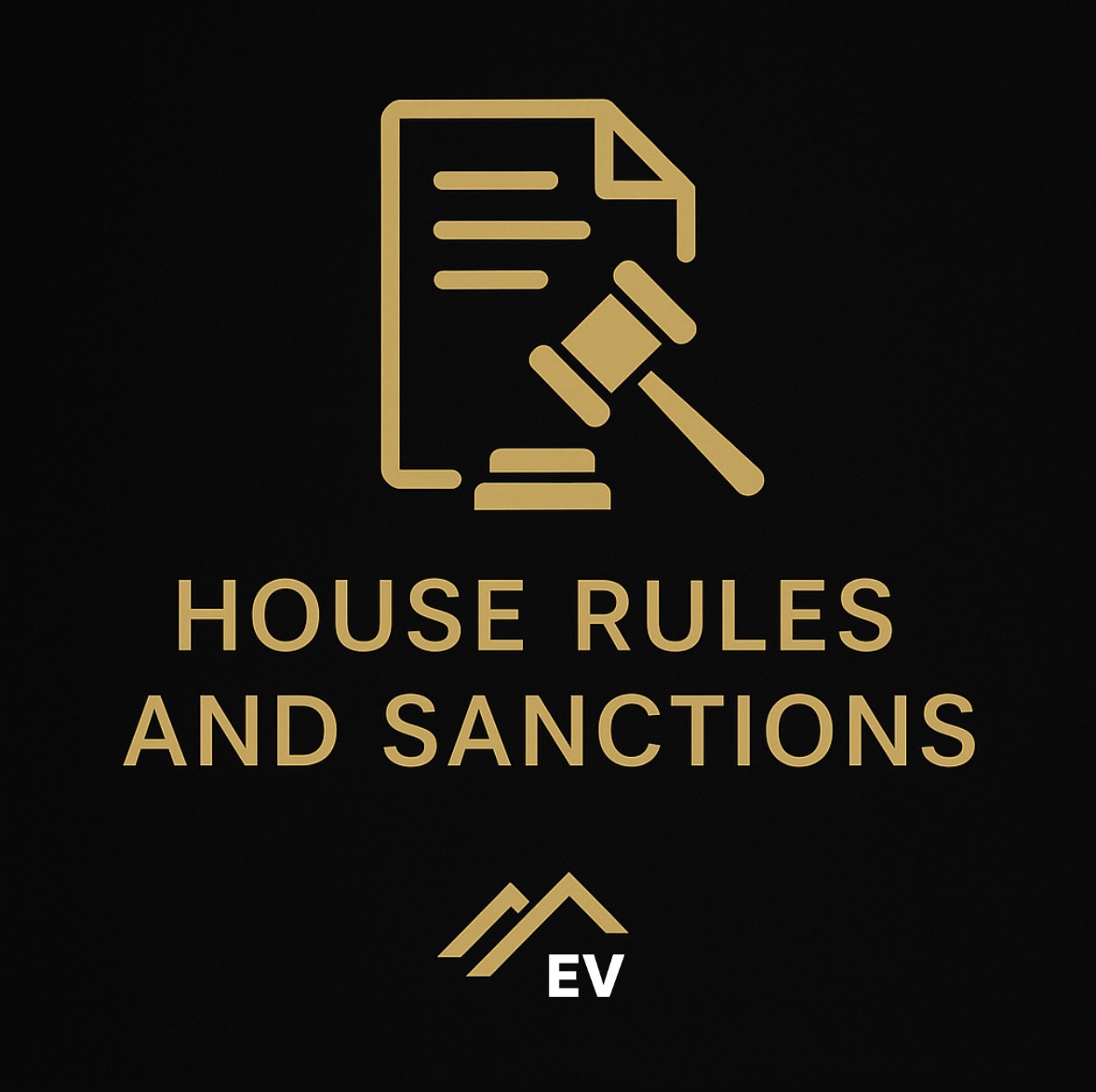 House rules and sanctions