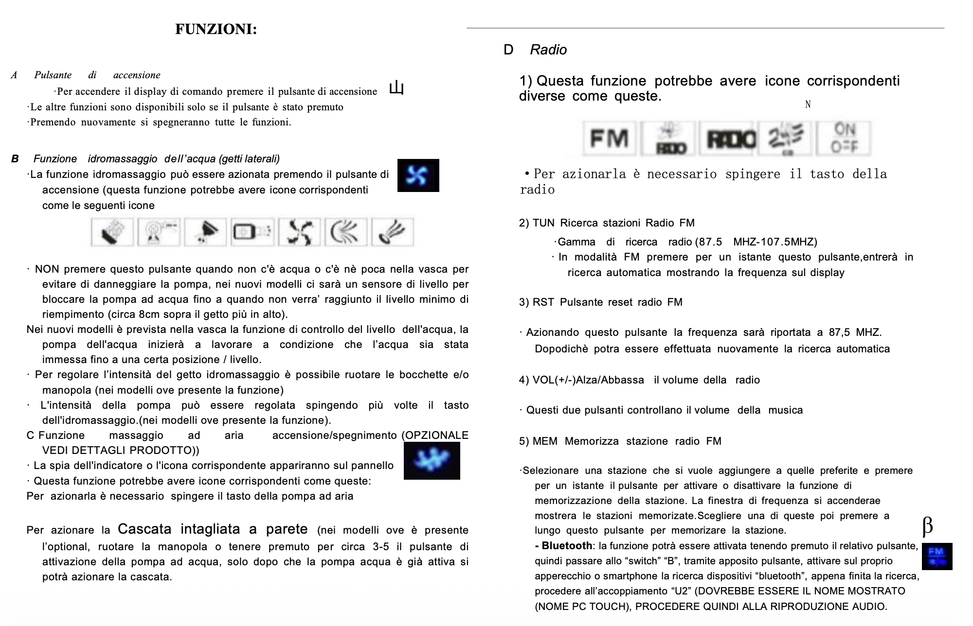 Vasca idromassaggio